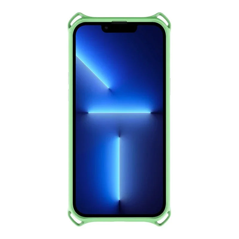 Itskins Hybrid Sling iPhone 13 Pro Max Cover - Light Green - Tashqila Itskins Hybrid Sling iPhone 13 Pro Max Cover - Light Green - Tashqila
